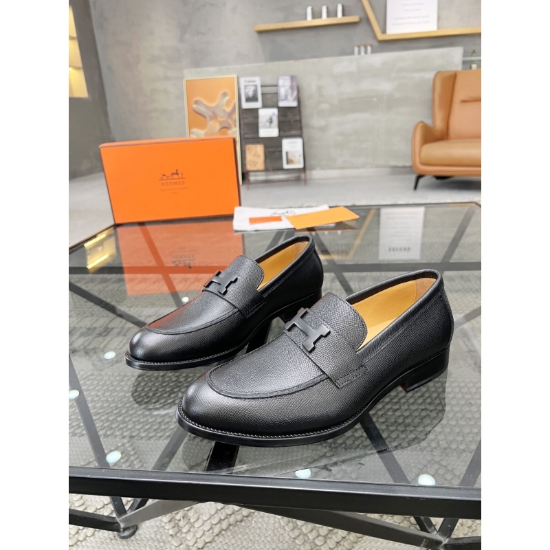 H**mes leather shoes